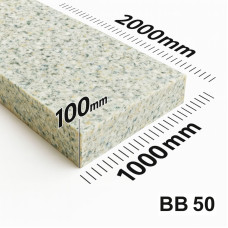 Поролон ППУ ВВ 50 товщина 100мм лист 1,0*2,0м (1000x2000мм)