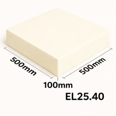 Поролон ППУ EL 2540 товщина 100мм лист 0,5*0,5м (500x500мм)
