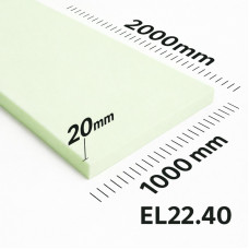 Поролон ППУ EL 2240 товщина 20мм лист 1,0*2,0м (1000x2000мм)