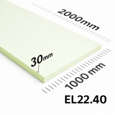 Поролон ППУ EL 2240 товщина 30мм лист 1,0*2,0м (1000x2000мм)
