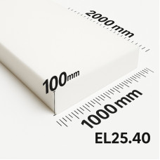 Поролон ППУ EL 2540 толщина 100мм лист 1,0*2,0м (1000x2000мм)