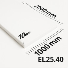 Поролон ППУ EL 2540 толщина 10мм лист 1,0*2,0м (1000x2000мм)