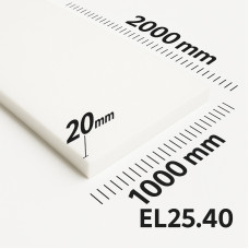 Поролон ППУ EL 2540 толщина 20мм лист 1,0*2,0м (1000x2000мм)