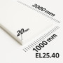 Поролон ППУ EL 2540 толщина 20мм лист 1,0*2,0м (1000x2000мм)