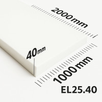 Поролон ППУ EL 2540 товщина 40мм лист 1,0*2,0м (1000x2000мм)