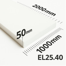 Поролон ППУ EL 2540 толщина 50мм лист 1,0*2,0м (1000x2000мм)