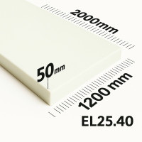 Поролон ППУ EL 2540 товщина 50мм лист 1,2*2,0м (1200x2000мм)
