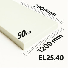 Поролон ППУ EL 2540 толщина 50мм лист 1,2*2,0м (1200x2000мм)