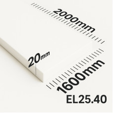 Поролон ППУ EL 2540 товщина 20мм лист 1,6*2,0м (1600x2000мм)