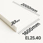 Поролон ППУ EL 2540 толщина 30мм лист 1,6*2,0м (1600x2000мм)
