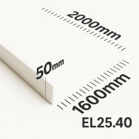 Поролон ППУ EL 2540 товщина 50мм лист 1,6*2,0м (1600x2000мм)