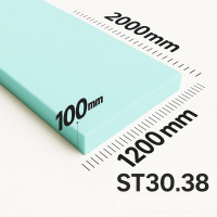 Поролон ППУ ST 3038 толщина 100мм лист 1,2×2,0м (1200*2000мм)