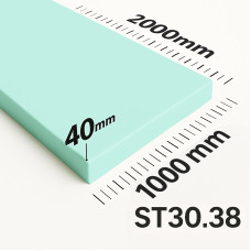 Поролон ППУ ST 3038 толщина 40мм лист 1,0×2,0м (1000*2000мм)